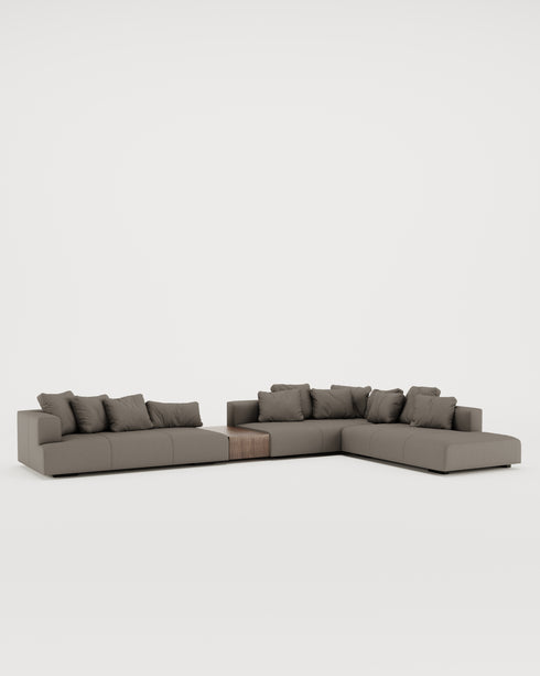 DALLAS CORNER SOFA - TABLE
